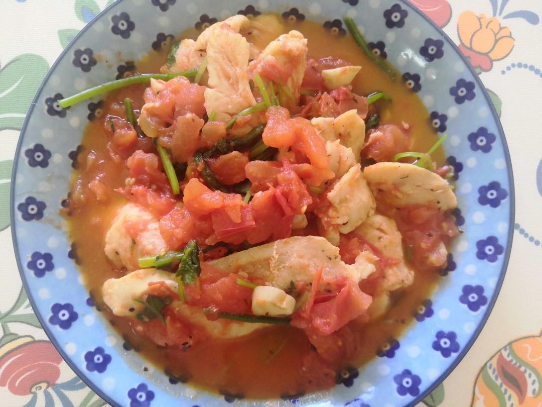 番茄炖鸡胸丨健康·三餐