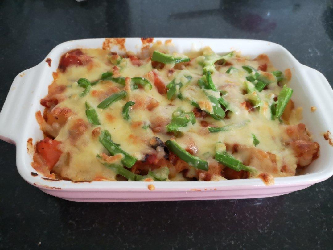 番茄鸡肉浓情焗饭【两人份】