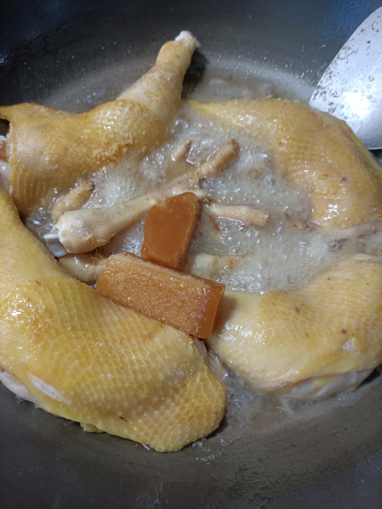 南姜酱油鸡的做法 步骤3