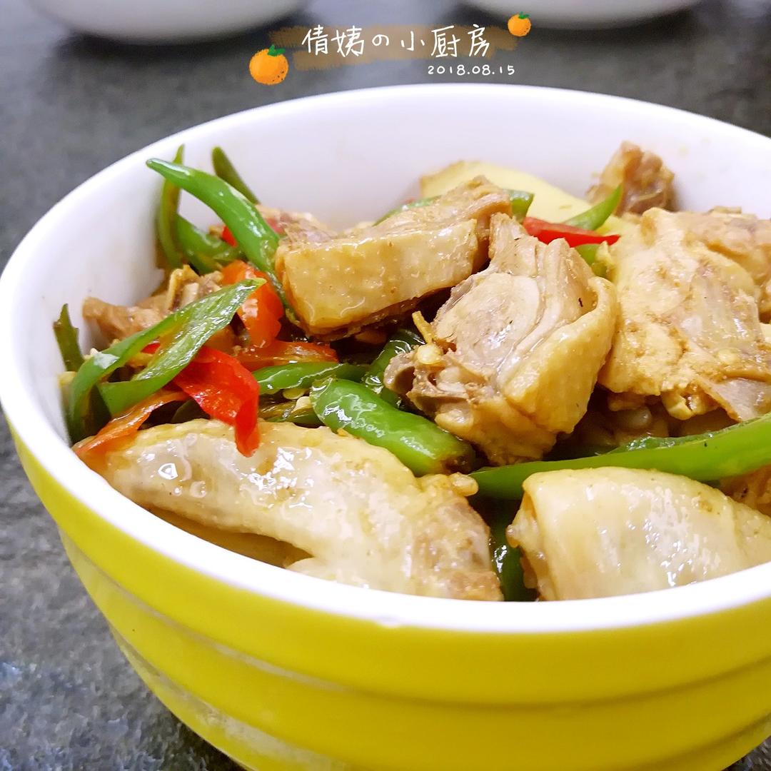 姜炒青椒鸡