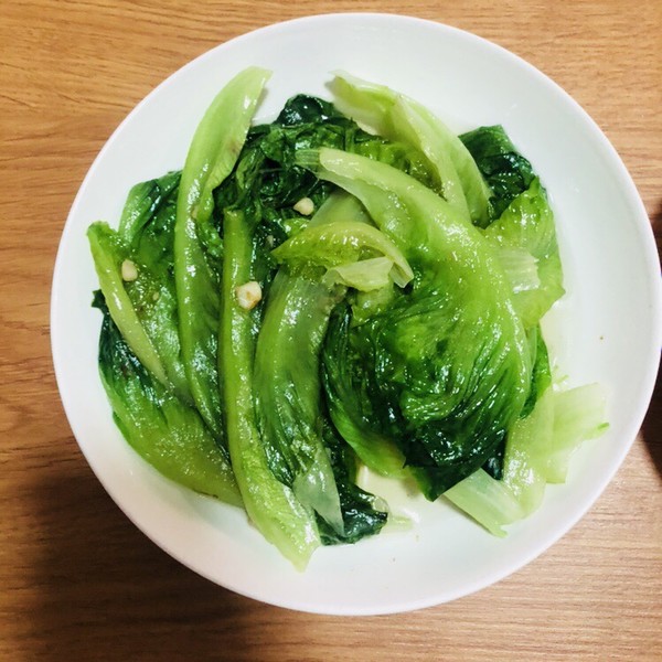 深藏blue的大锤做的蒜蓉炒生菜