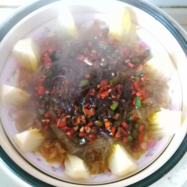 蒜蓉粉丝娃娃菜