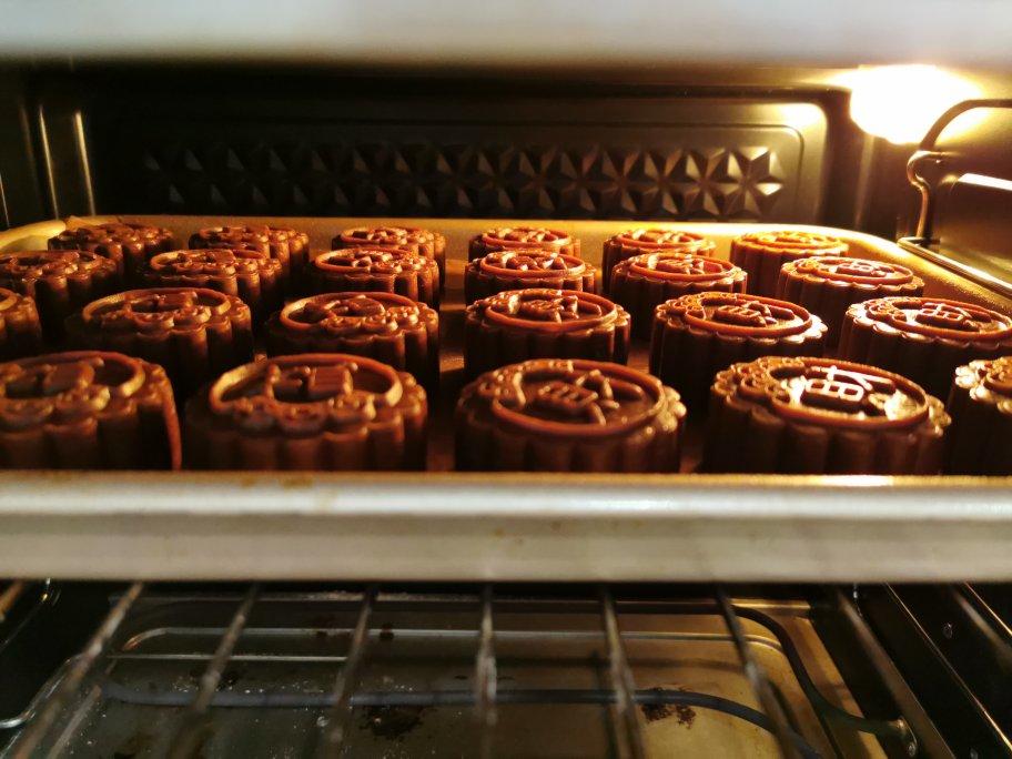 巧克力椰蓉蔓越莓月饼