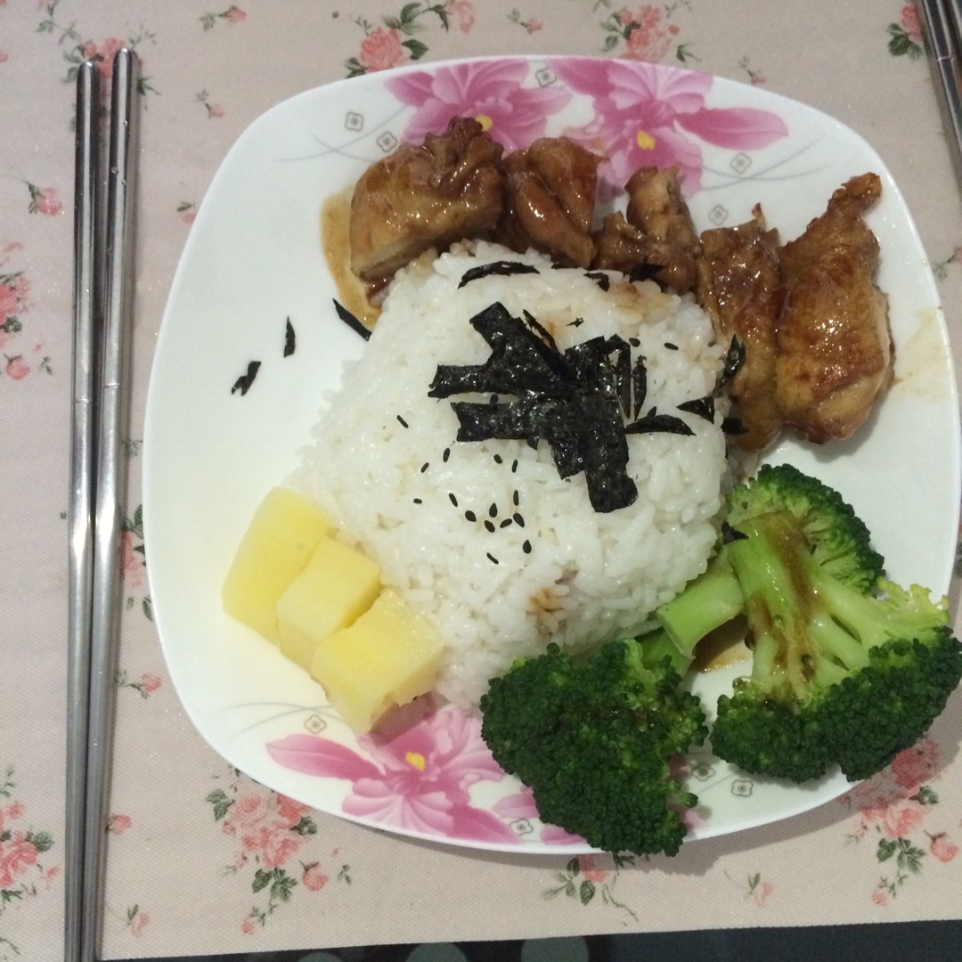 【照烧鸡排饭】