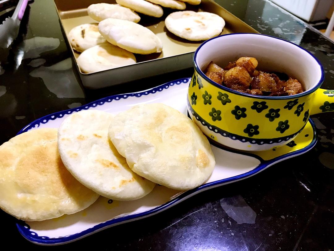 肉夹馍(白吉馍的制作)