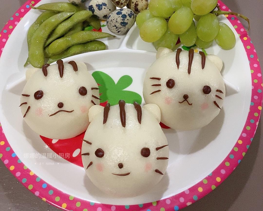 可爱猫咪馒头