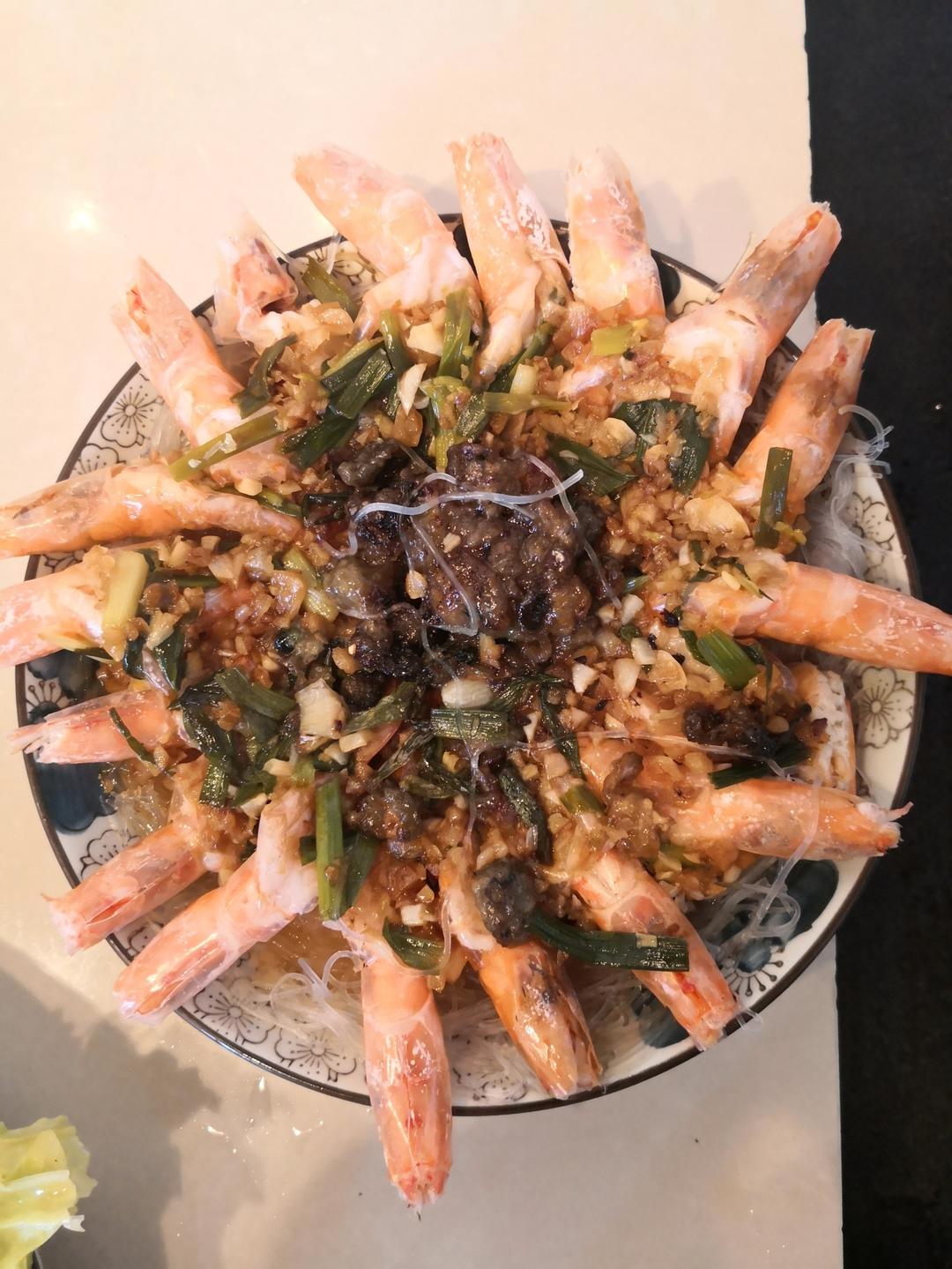 蒜蓉粉丝蒸虾