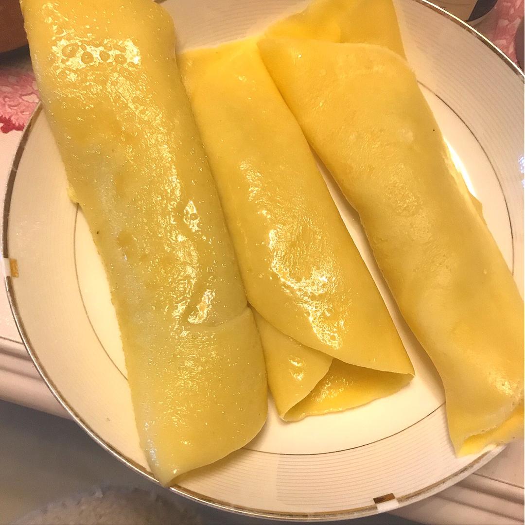 超简单的早餐鸡蛋饼～！