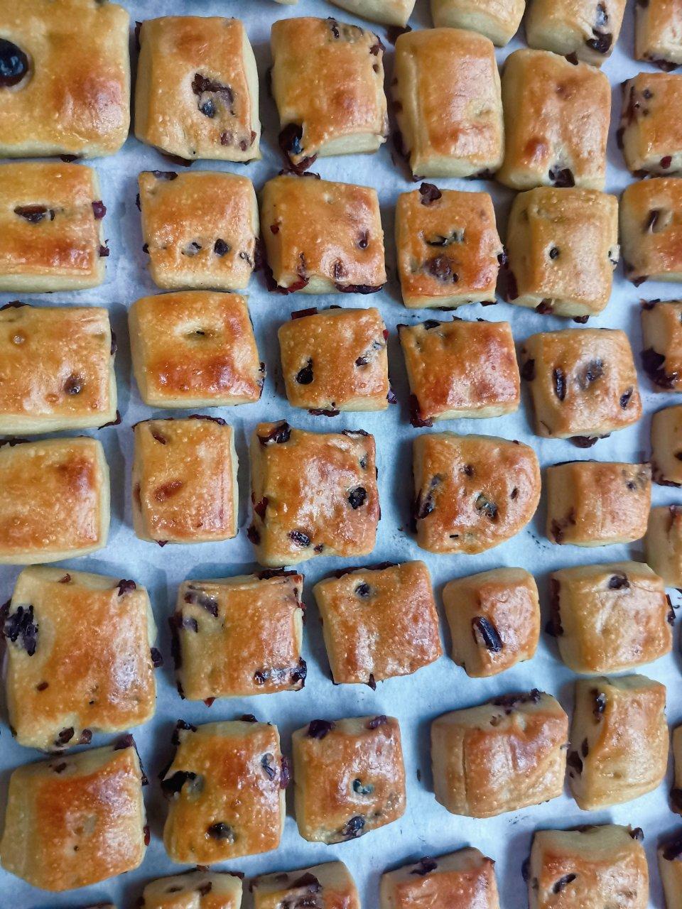 蔓越莓优格小面包块