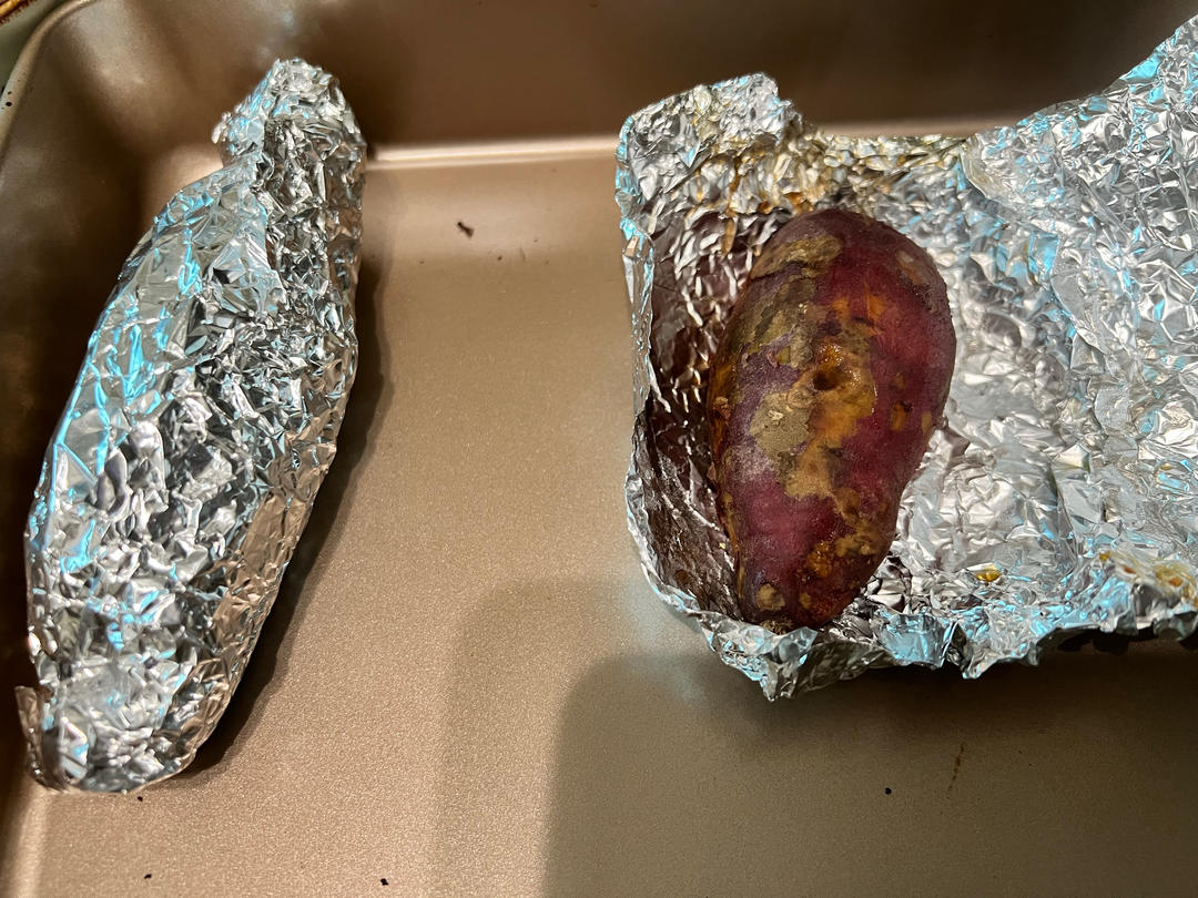 烤红薯(烤箱锡纸版)