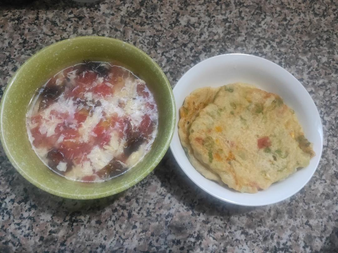 小米剩粥饼