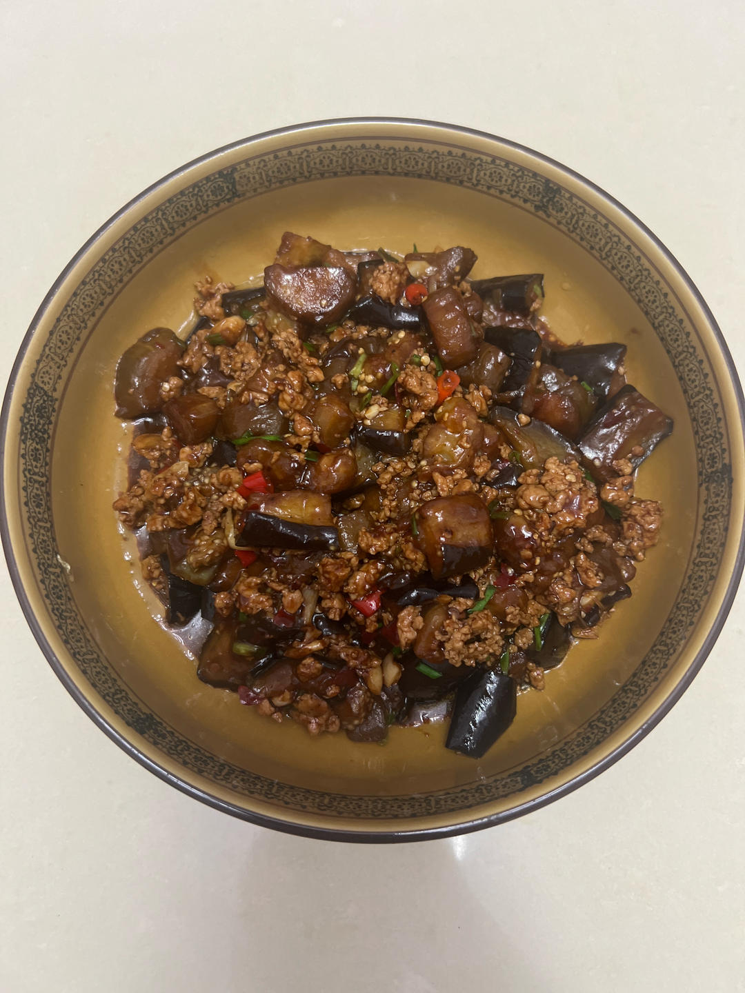 开胃下饭菜！巨简单的家常鱼香茄子煲