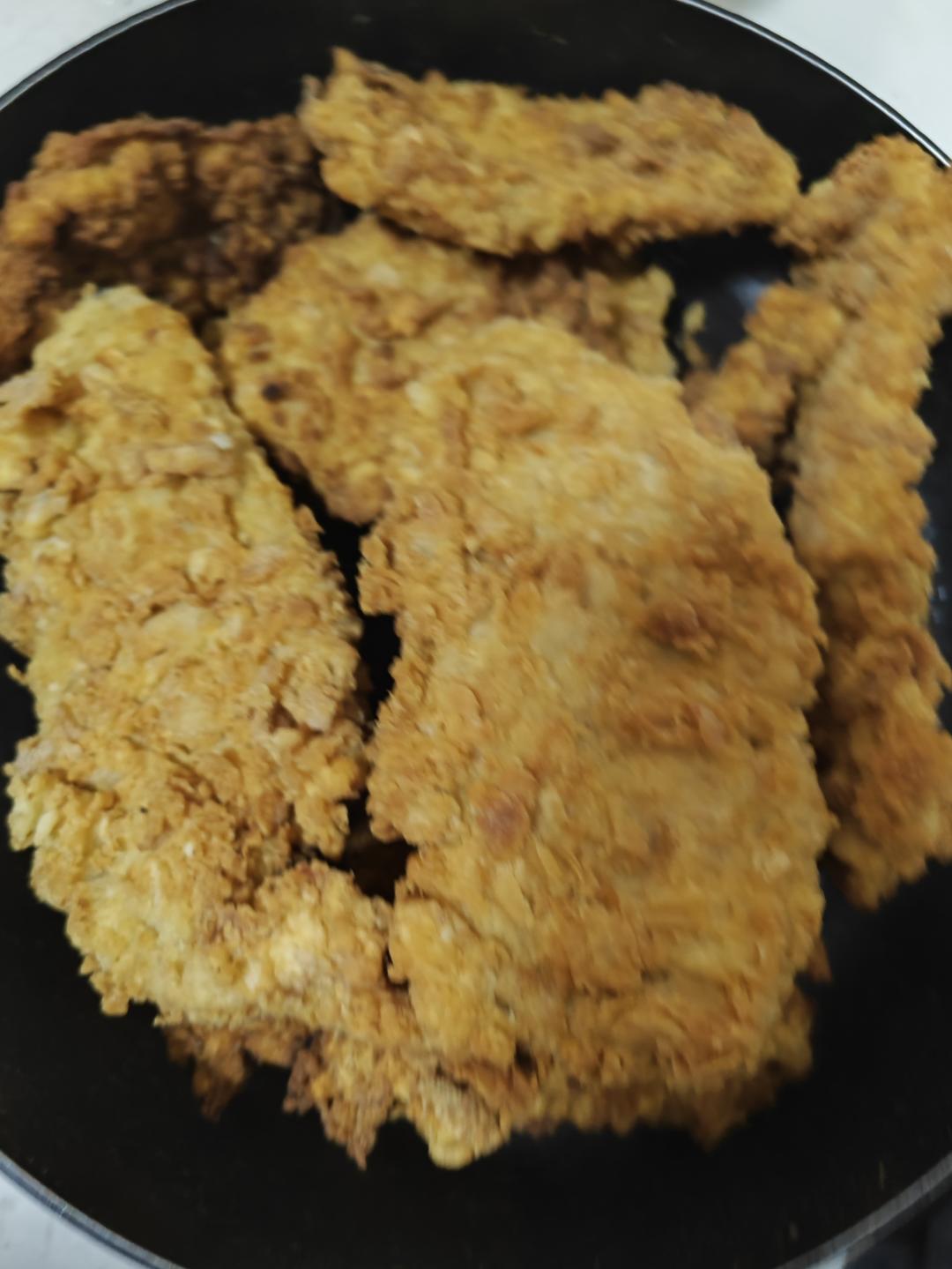 炸鸡排(从腌料到炸制的全过程)