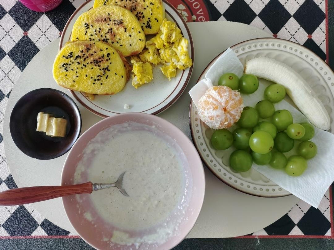 鸡蛋煎馒头片