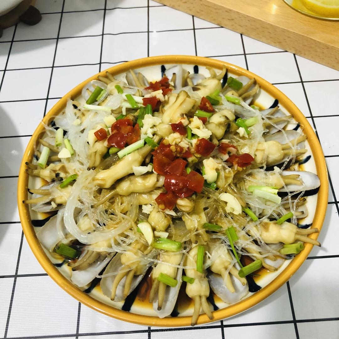 蒜蓉粉丝蒸蛏子