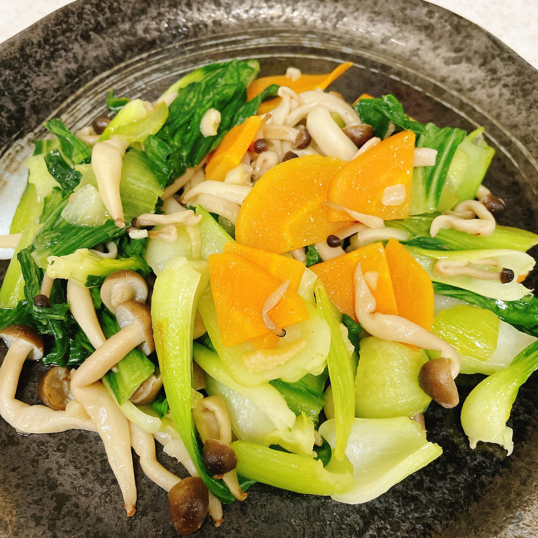 蟹味菇炒青菜