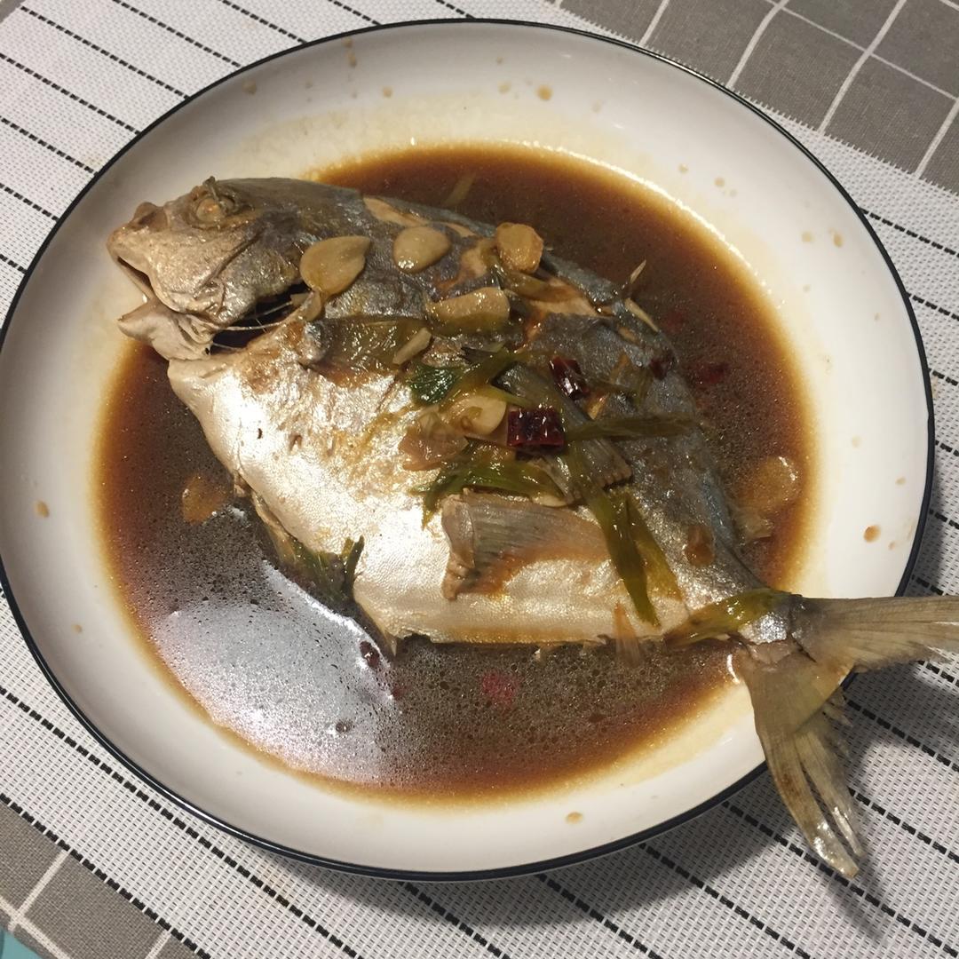 家常红烧鲳鱼