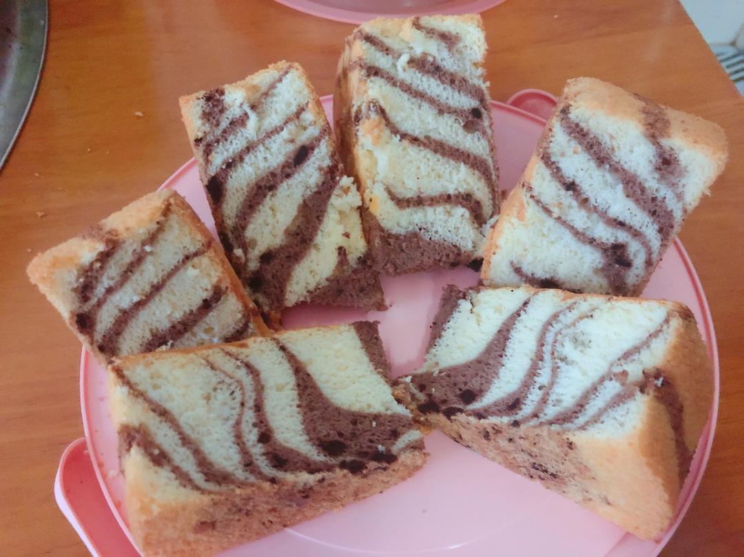可可斑马纹戚风蛋糕