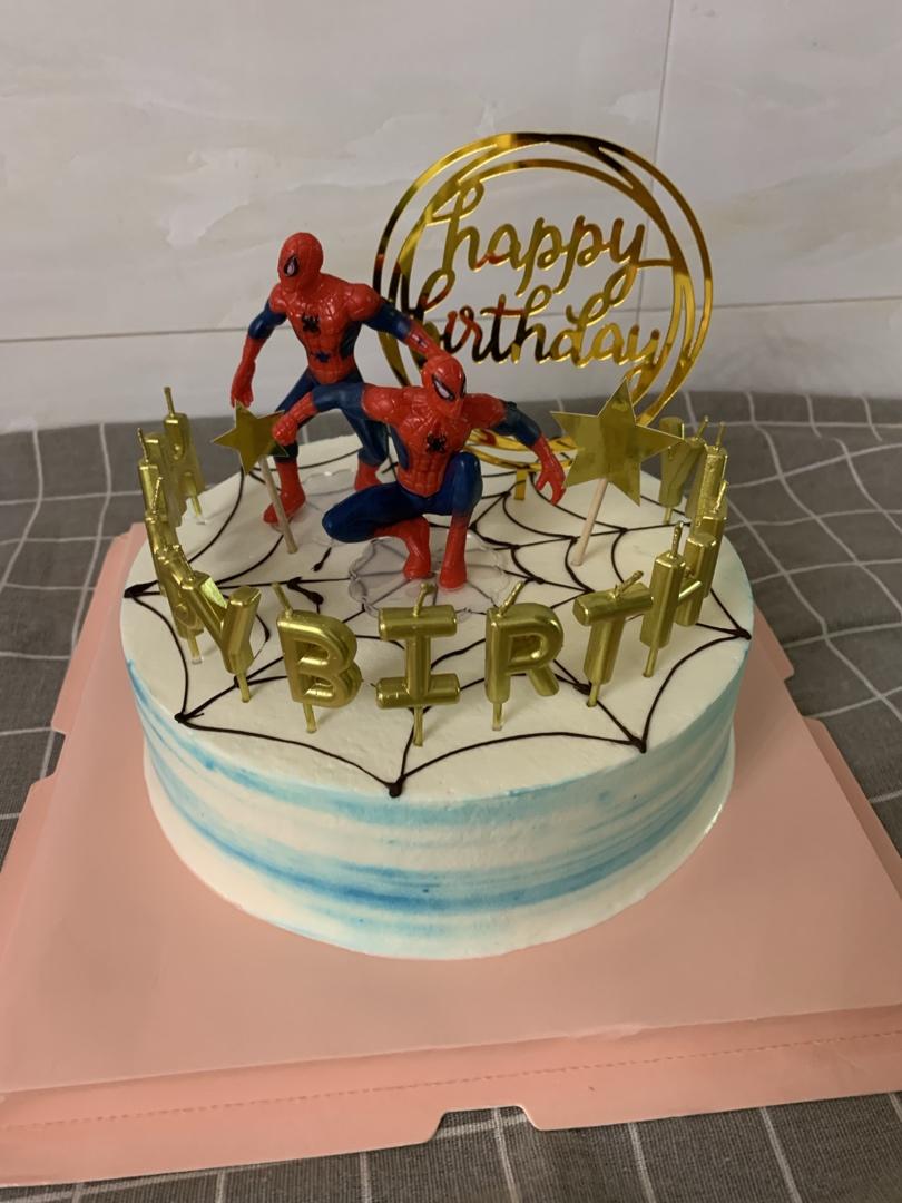 蜘蛛侠蛋糕