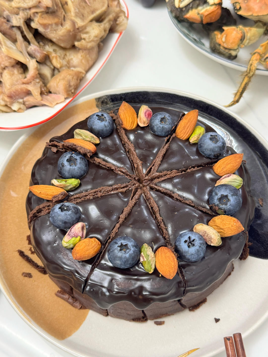 巧克力巴斯克蛋糕