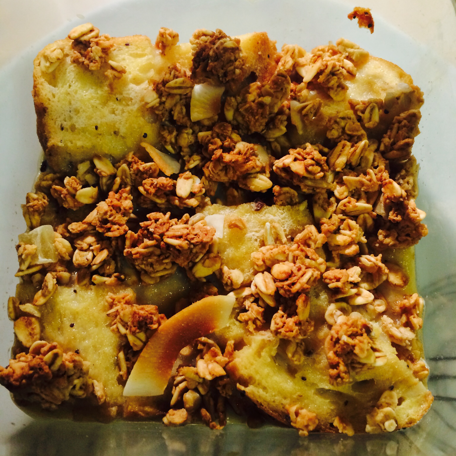 布丁面包块 | 爸爸厨房 VOL . 61--面包、鸡蛋、牛奶、葡萄干、麦片