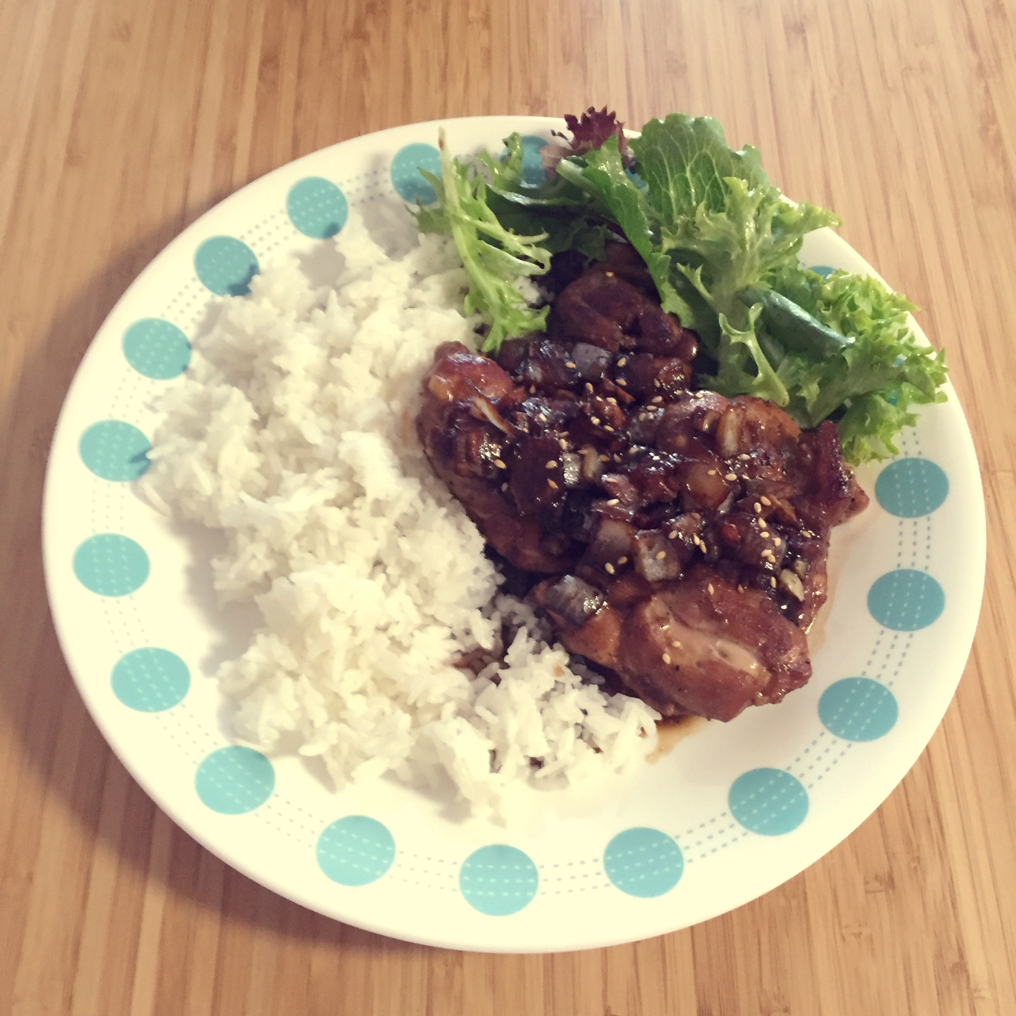 浓香照烧黑椒鸡腿