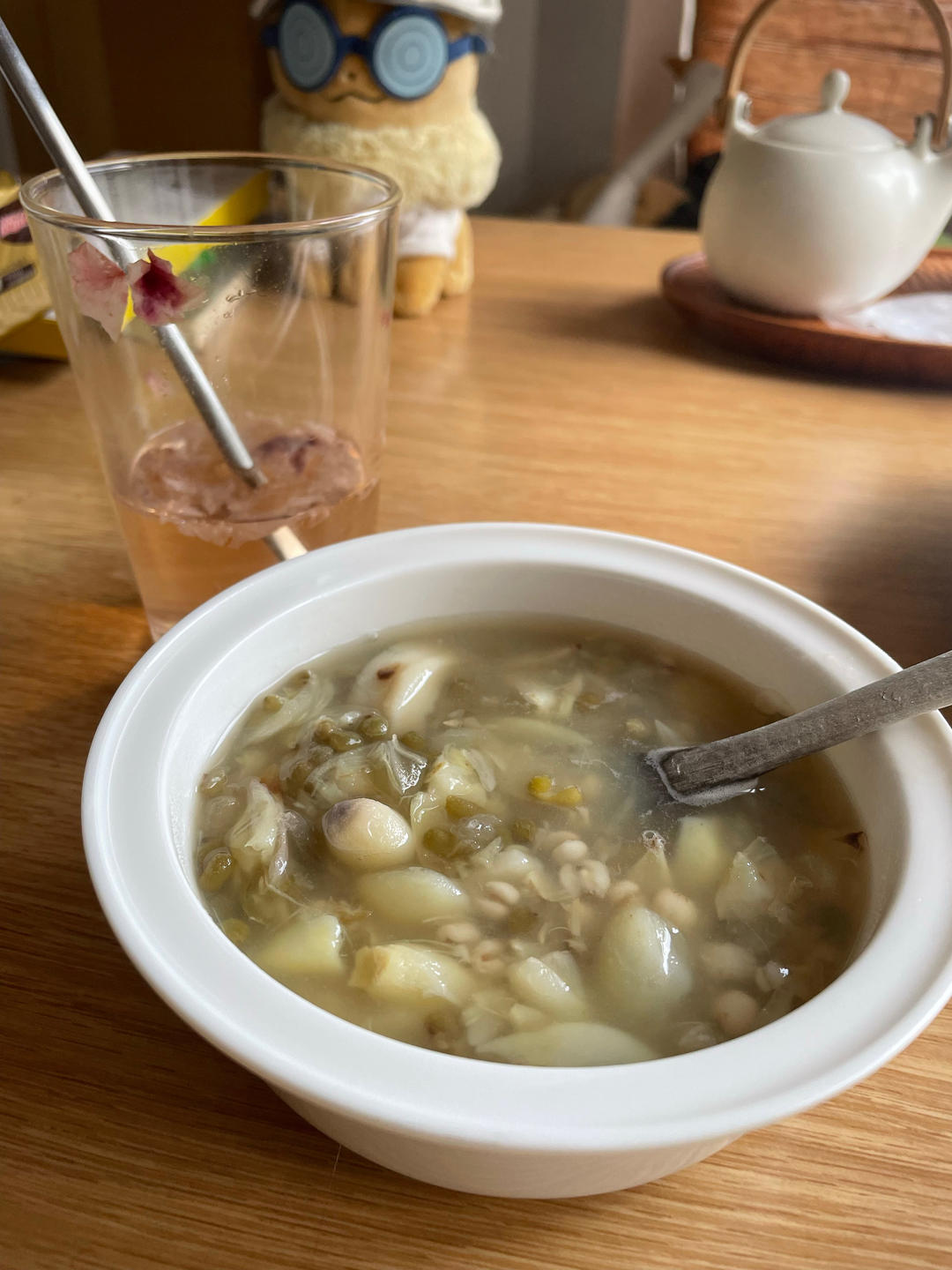 绿豆百合莲子汤