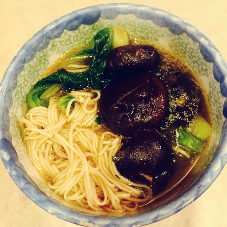 青菜香菇面