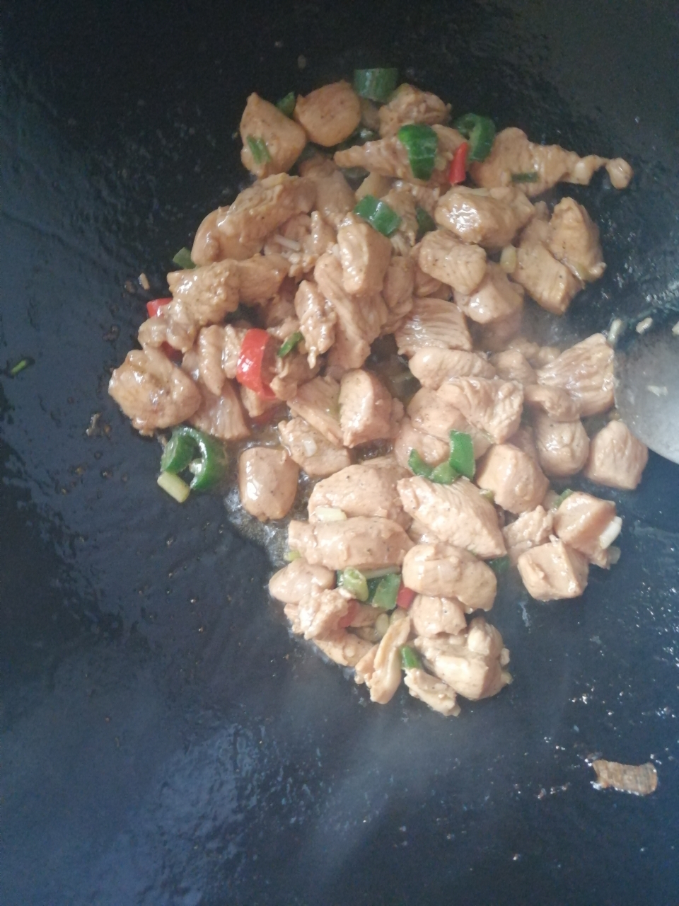 鸡胸肉炒毛豆（好吃不长肉）的做法 步骤4