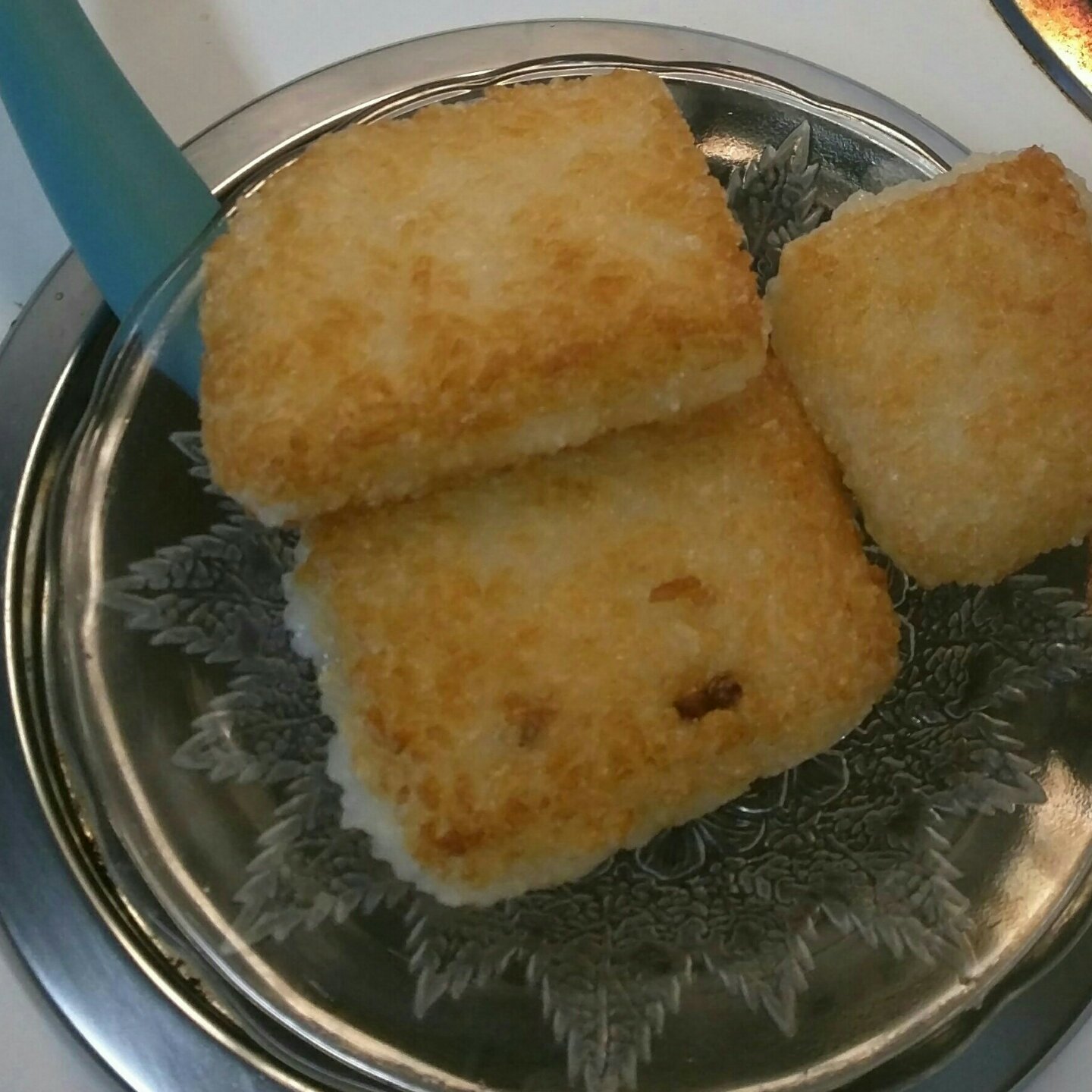 糯米糍粑---江南人叫它糍饭糕！