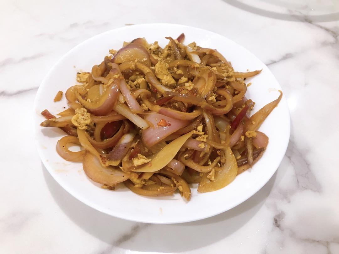 洋葱炒鸡蛋