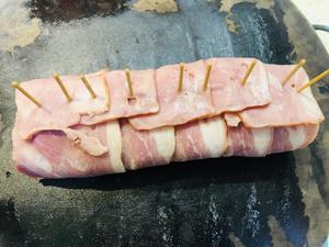百里香黄金培根猪肉卷🐷的做法 步骤4