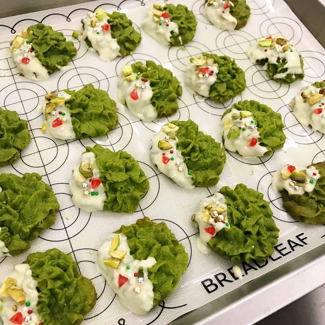 【圣诞】花环小曲奇 Christmas Wreath