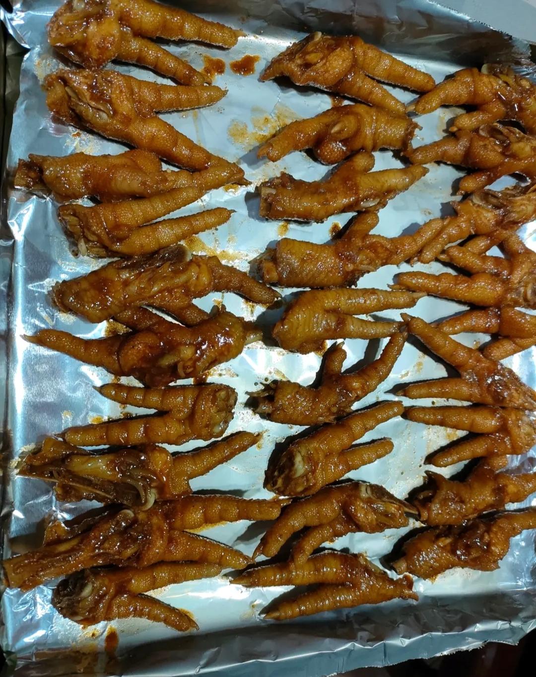 香辣鸡爪（烤箱版）的做法