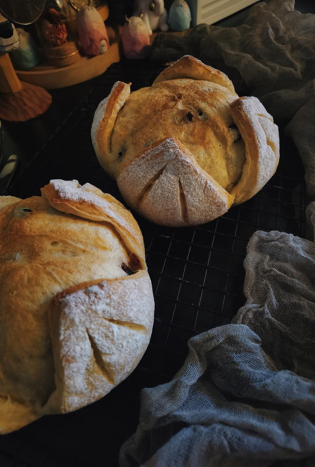 蔓越莓花蕾软欧包