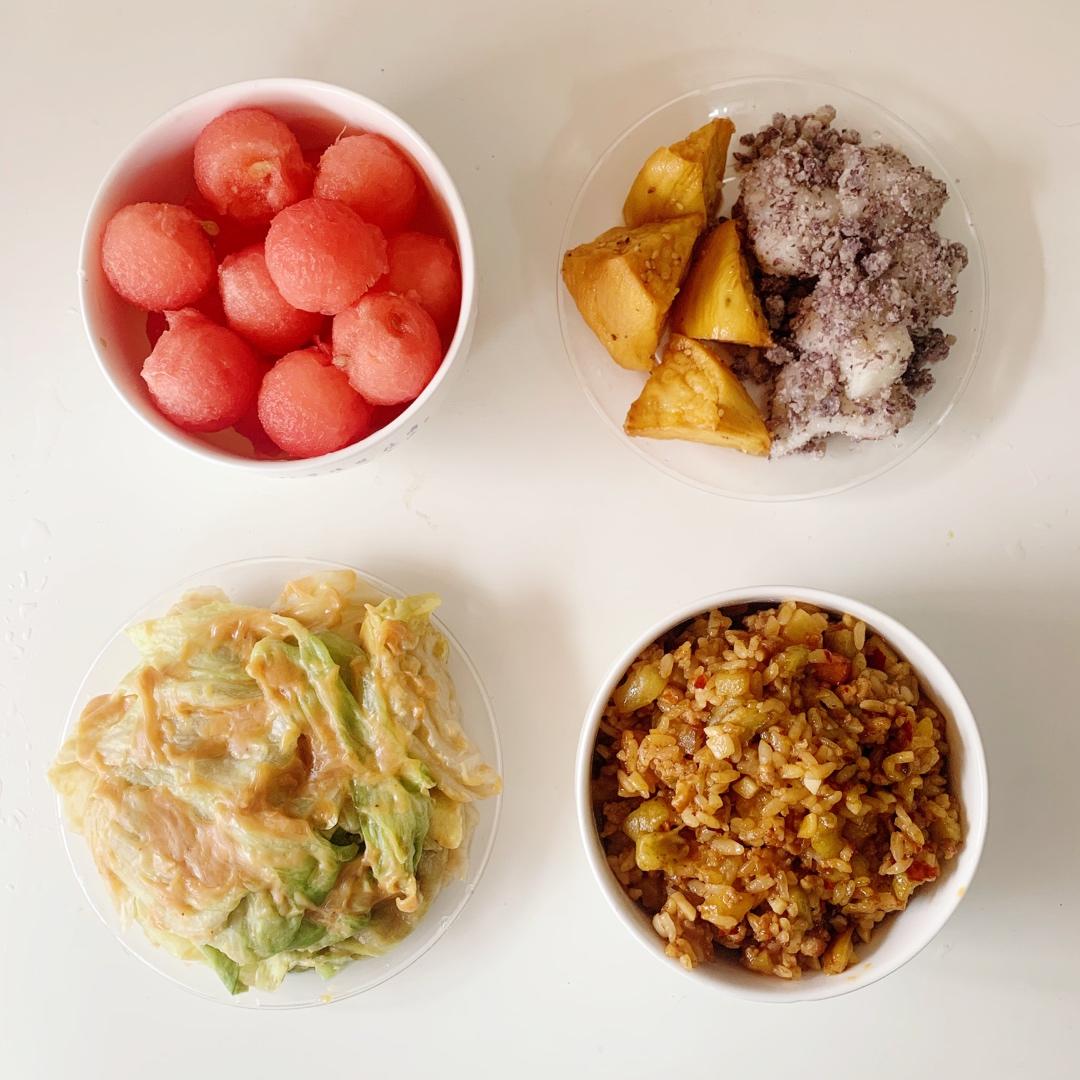 特别好吃的茄子炒饭