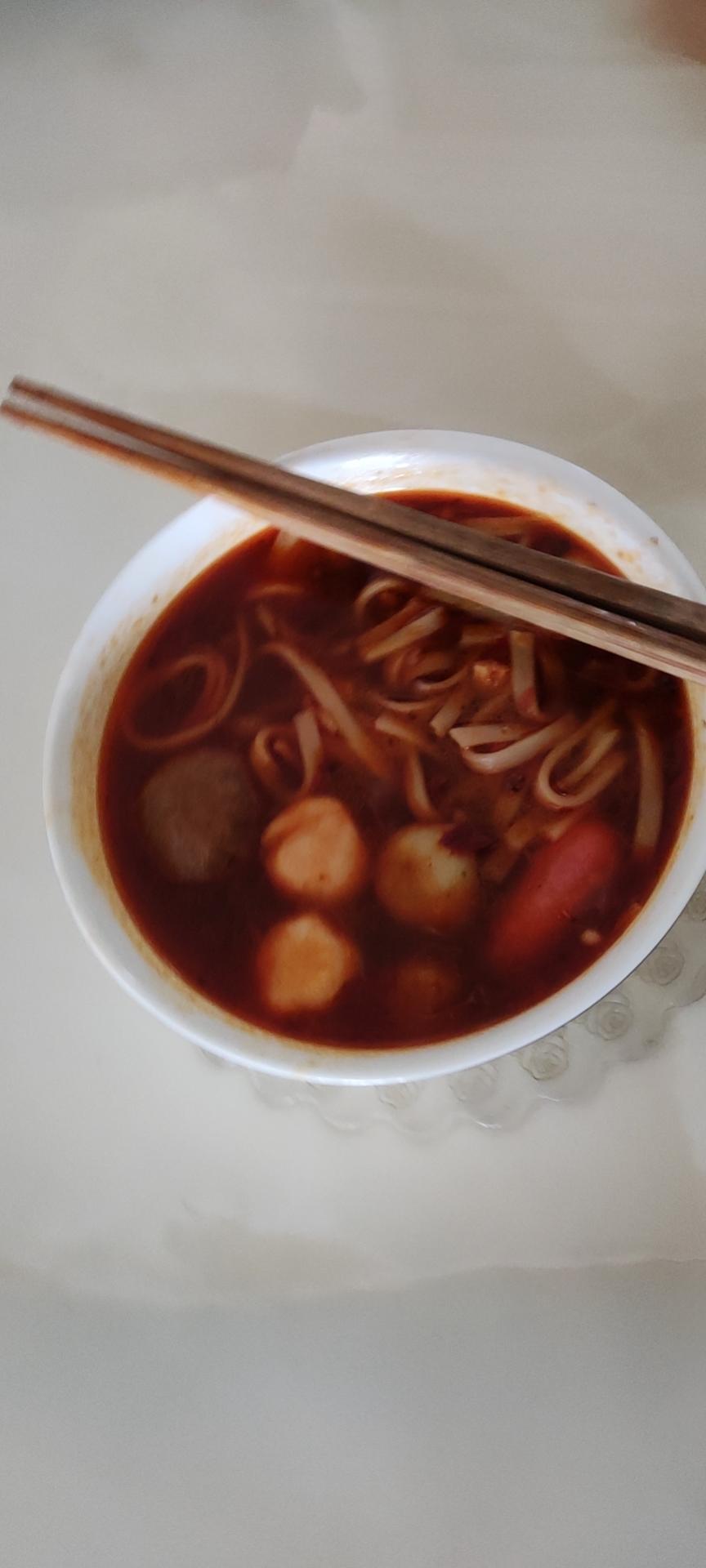 香喷喷的火锅面！