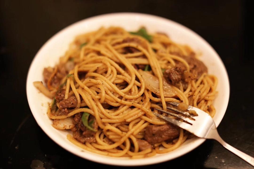 黑椒牛柳意面