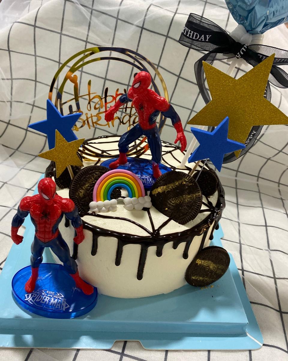 蜘蛛侠蛋糕