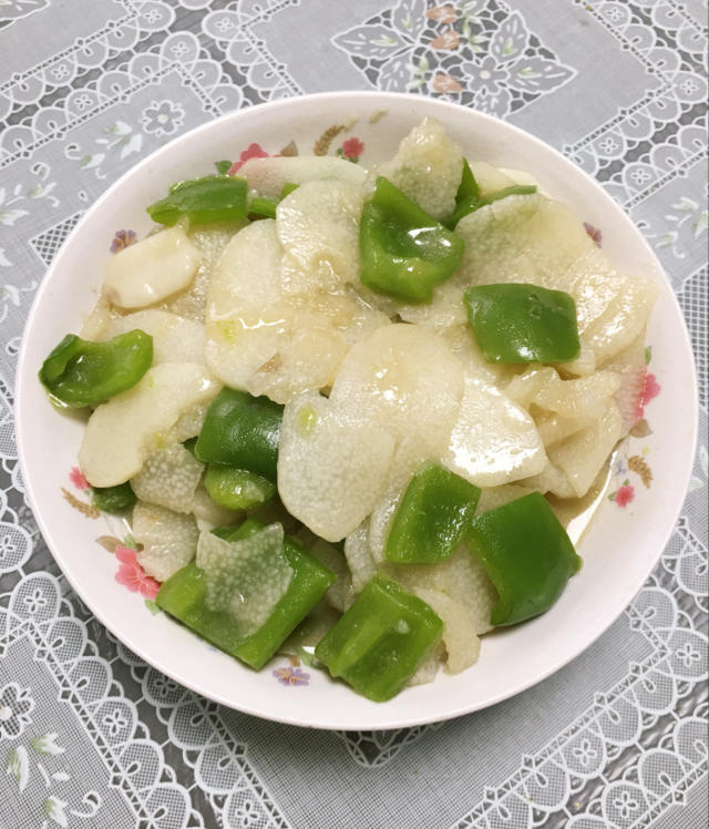 山药炒青椒 by wqy