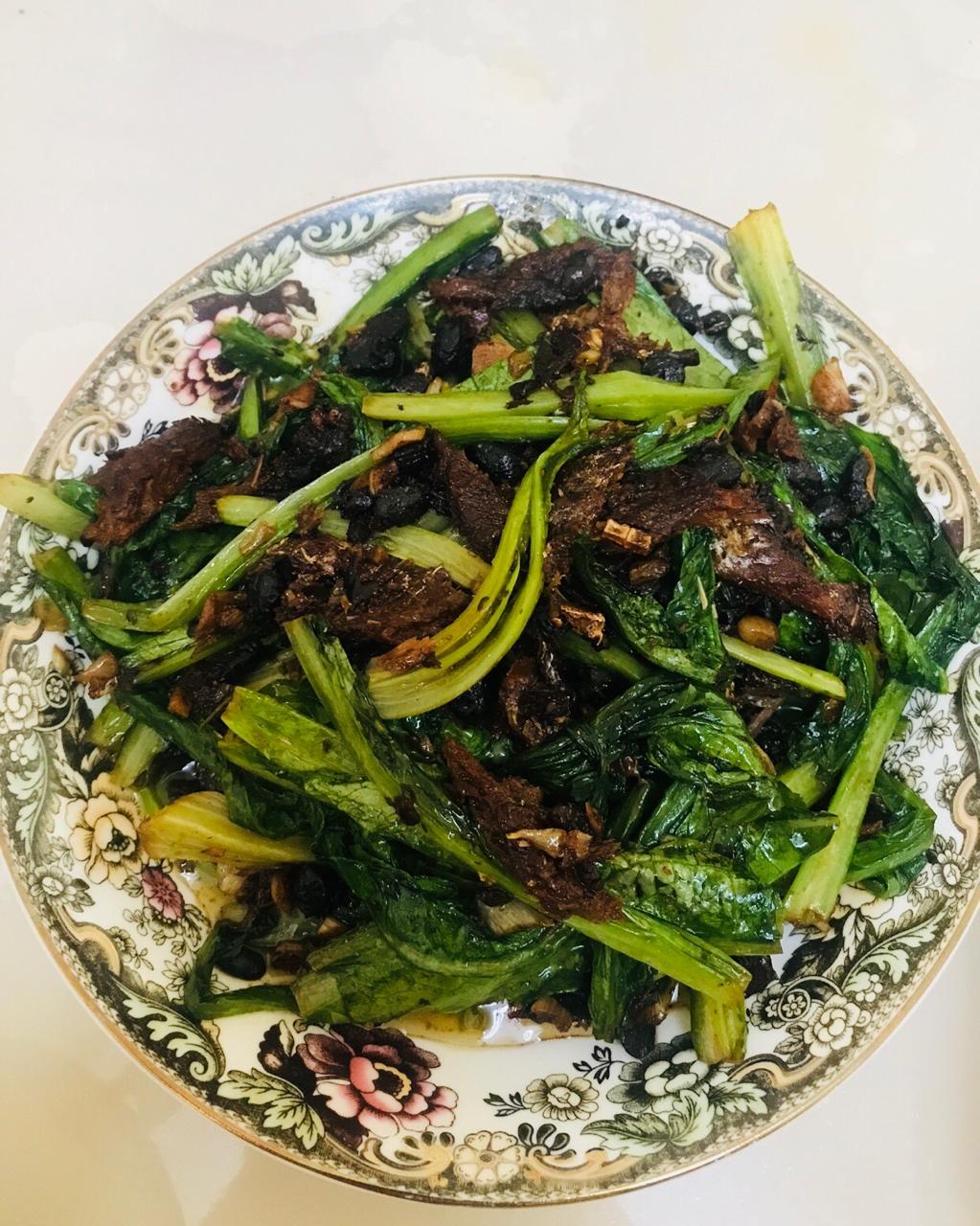 豆豉鲮鱼油麦菜