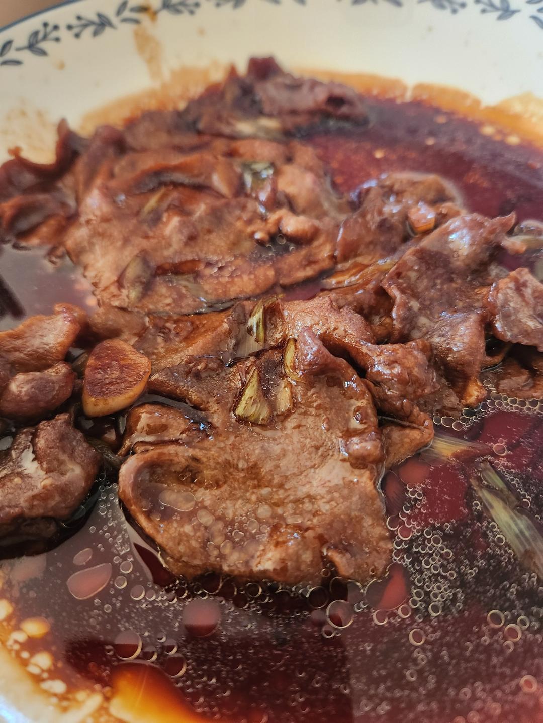 扒口条（扒牛舌）
