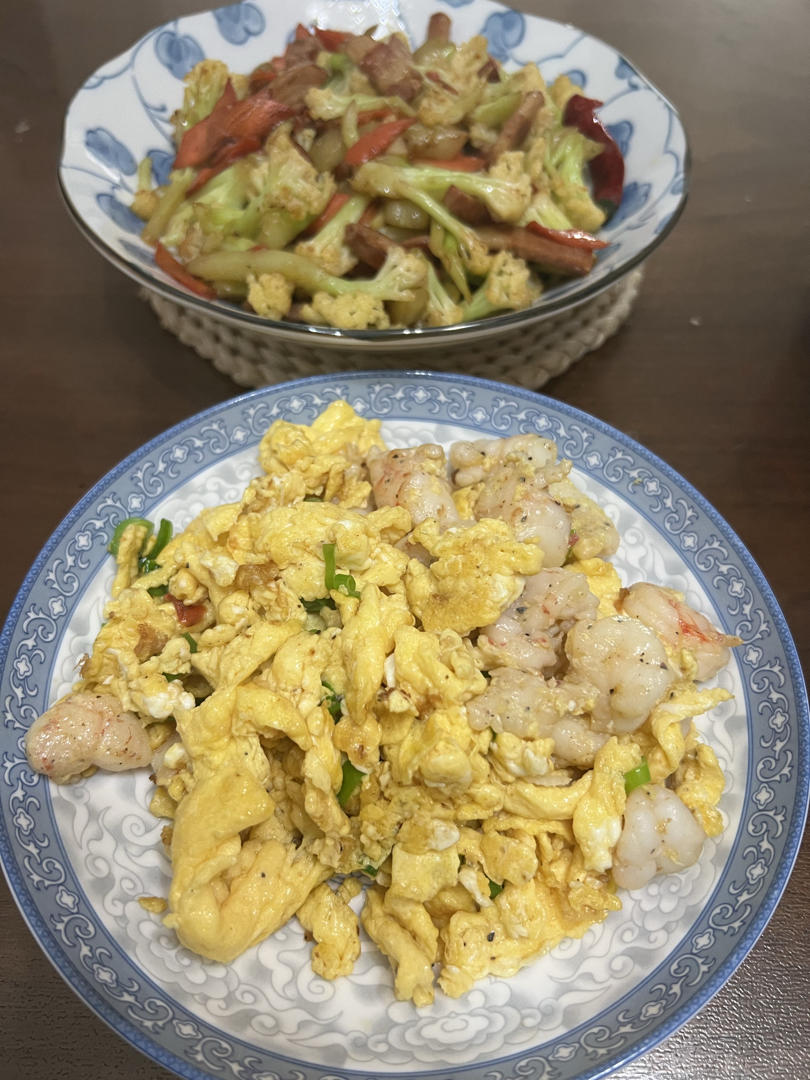 虾仁滑蛋
