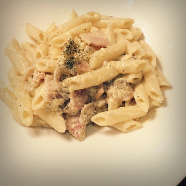 深夜食堂3—蛋香培根蘑菇意粉