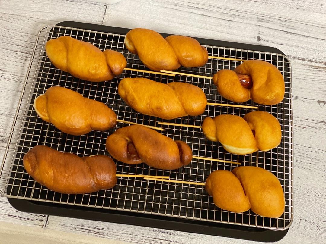 鸡腿面包