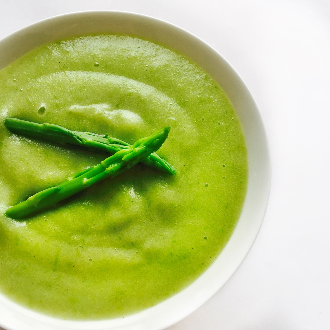芦笋土豆奶油浓汤（Asparagus and Potato Soup)