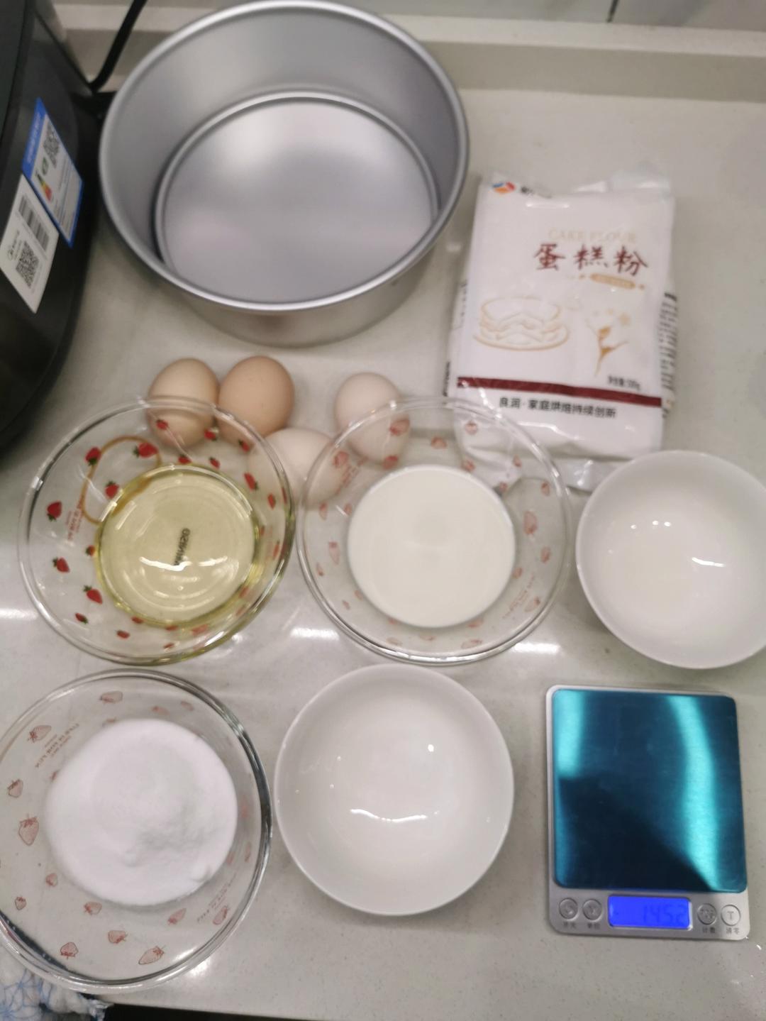 八寸，六寸戚风蛋糕【适合做生日蛋糕的蛋糕胚】