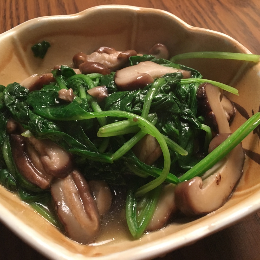 荷兰豆炒香菇