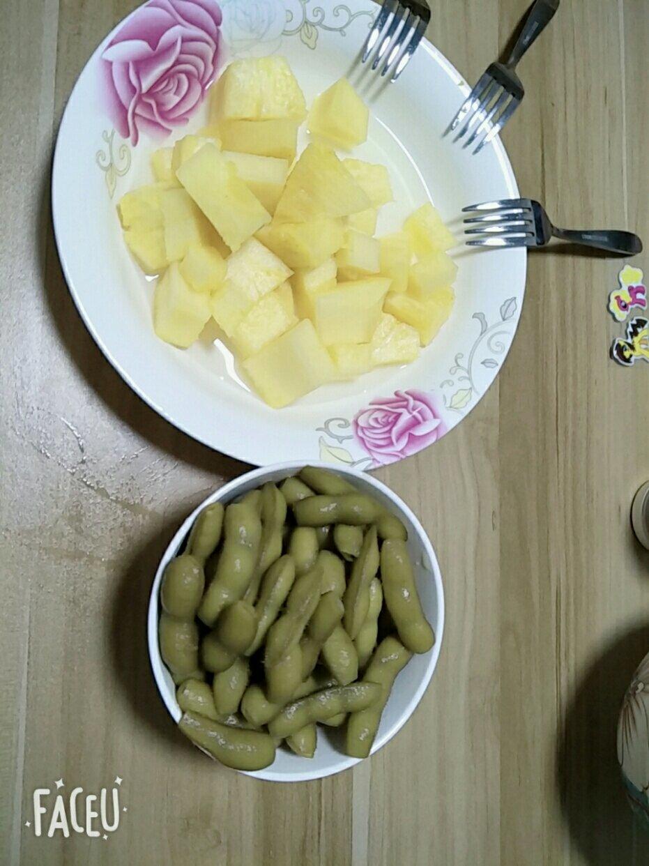 卤毛豆