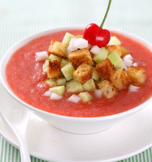 西红柿凉汤的做法